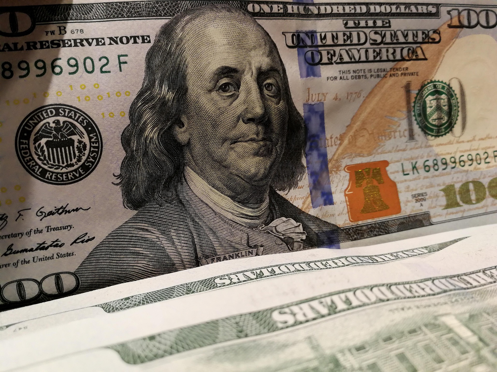 Tax documents and coins